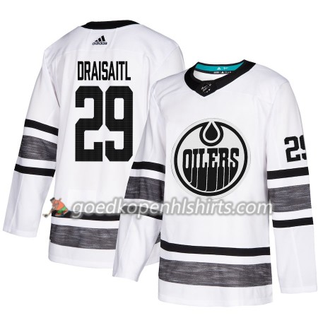 Edmonton Oilers Leon Draisaitl 29 2019 All-Star Adidas Wit Authentic Shirt - Mannen